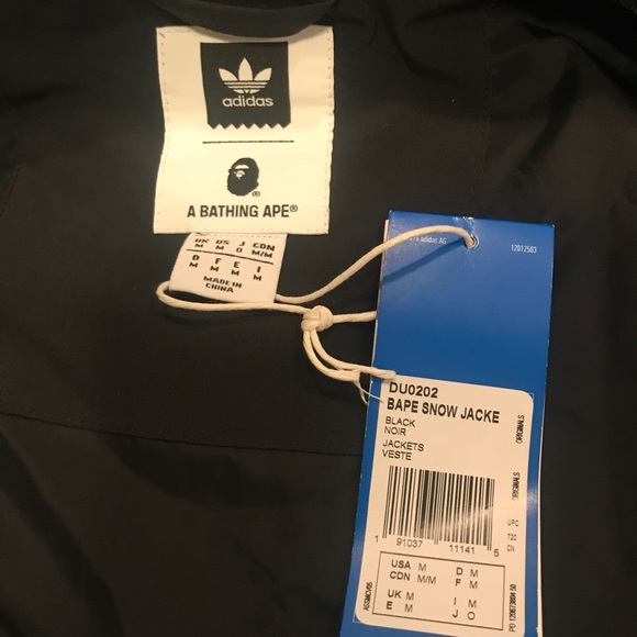Adidas x Bape Snow Jacket